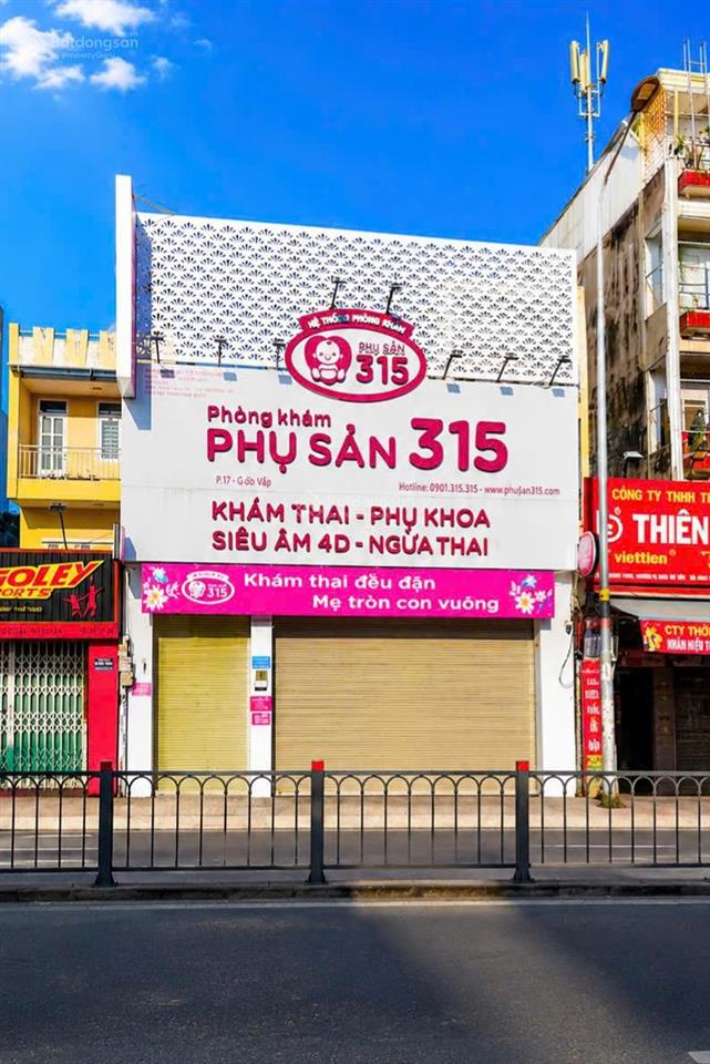 Hot 96tr/m2 mặt tiền nguyễn oanh đoạn đẹp nhất ngang 7.7mx37m, kc 3 tầng, hđt 105tr/th bán 28.5 tỷ