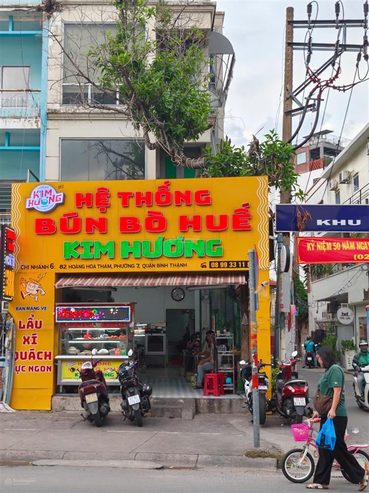 Hiếm! góc 2 mặt tiền hoàng hoa thám ngang 5.4m x 20m kc 4 tầng  hđt 100tr/th  giá chỉ 35 tỷ