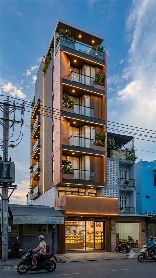 Bán tòa nhà mặt tiền 7 tầng đường bùi đình túy, bình thạnh 4,3x18m  hđt 75tr/th giá chỉ 19,9 tỷ