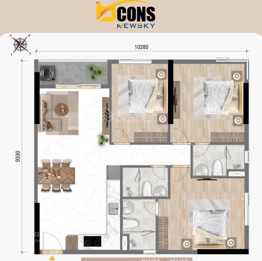 Căn hộ 3pn3wc 99m2 mặt tiền ql13, tặng ngay 3 chỉ vàng, cam kết thuê 15 triệu/tháng, tt 15% kí hđmb
