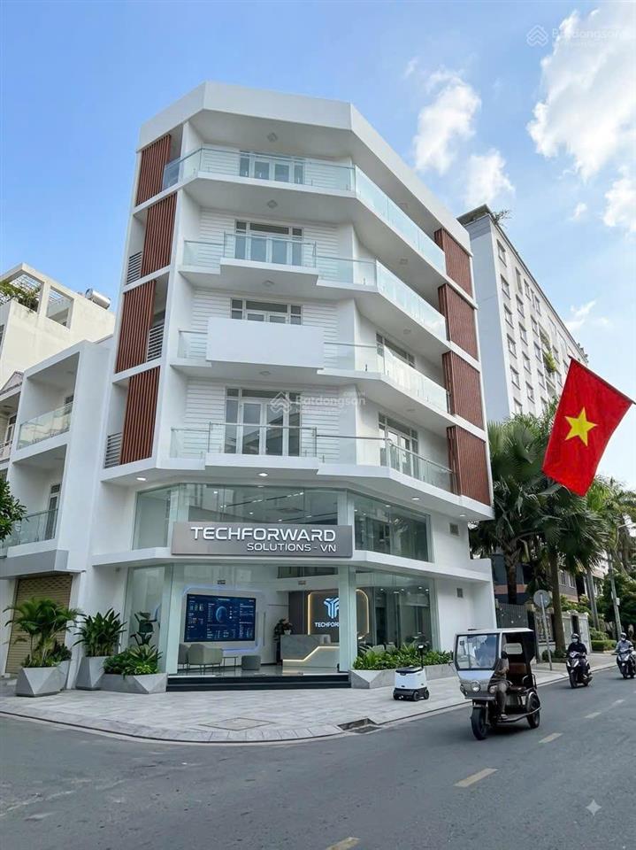 Bán tòa nhà góc 2mt thương hiệu ngang 6m tô hiến thành  giá 21 tỷ  6 tầng thang máy  hđt 60tr/th
