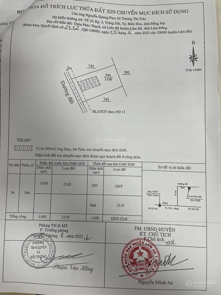 Bán đất giá siêu hời tại xã liên hà, 1,8 tỷ, 1100 m2