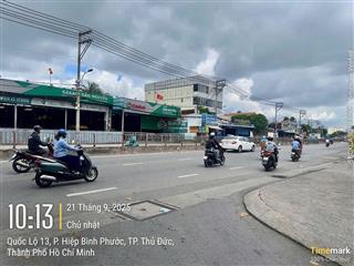 Bán đất quốc lộ 13 7.357m²  dự án trường học  thủ đức  giá 200 tỷ
