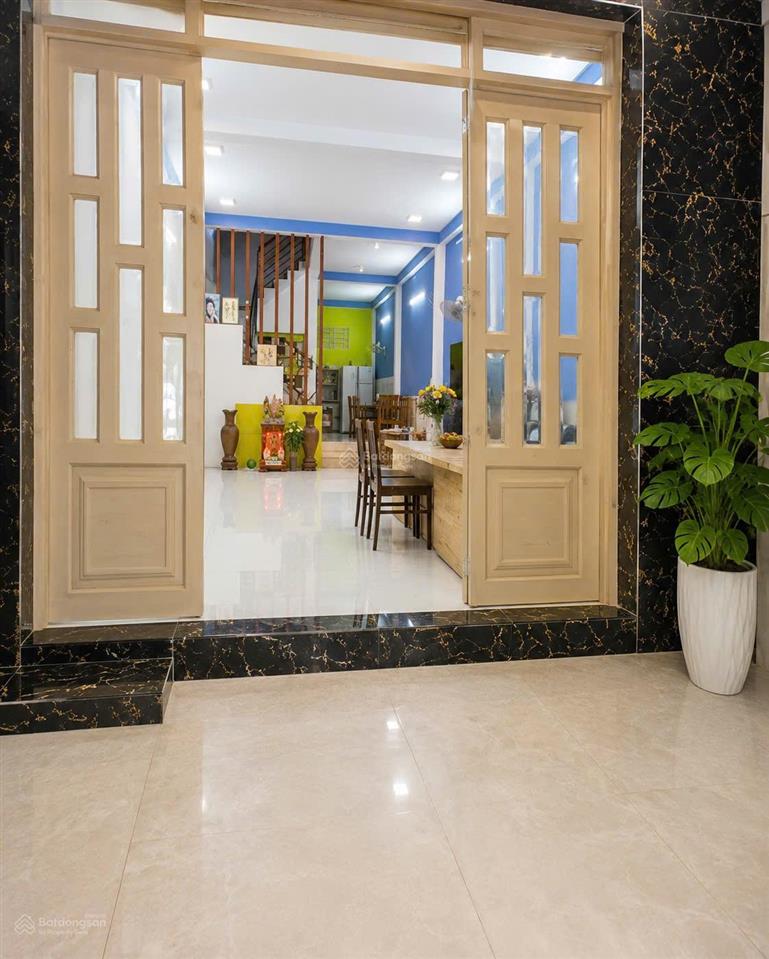 Nhà vườn lài q12 gần chợ an phú đông 100m2 3 tầng ô tô ngủ trong nhà 7,7 tỷ