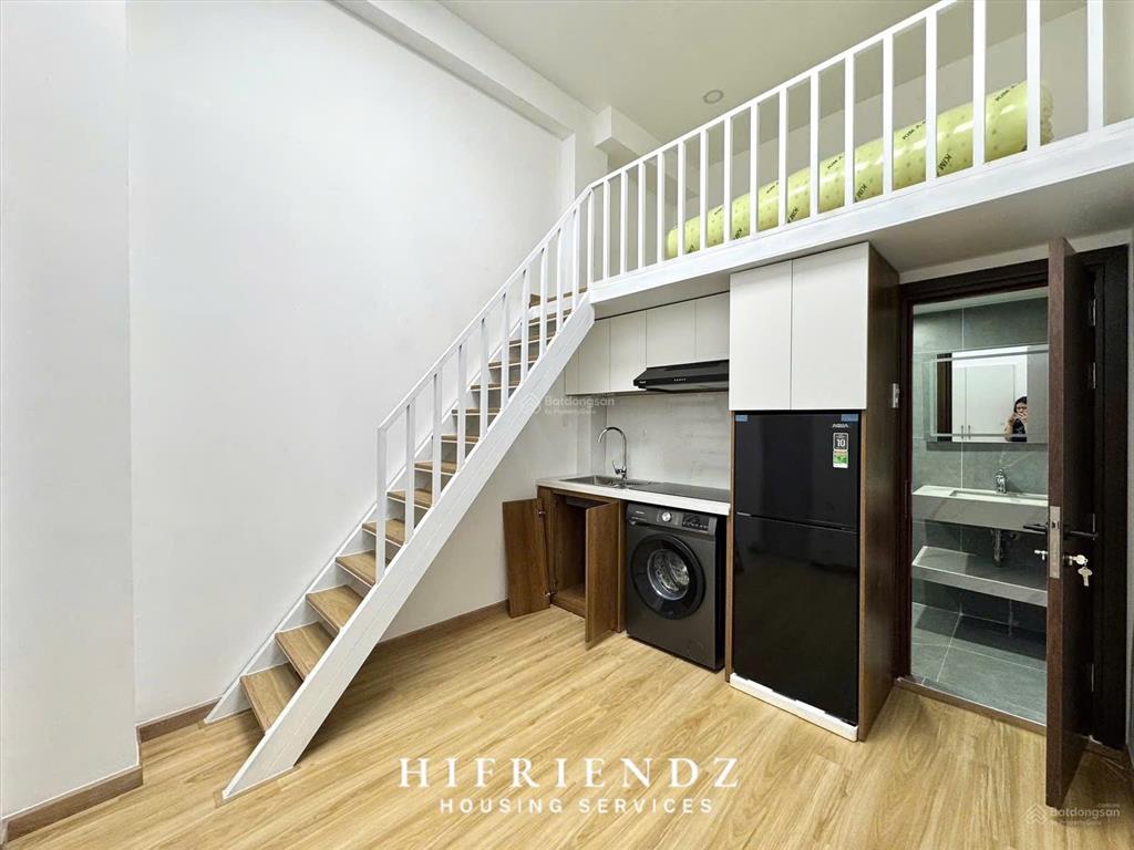 Căn hộ mini dạng duplex,máy giặt riêng,thang máy chỉ 7tr full nội thất,free phí dịch vụ,free xe