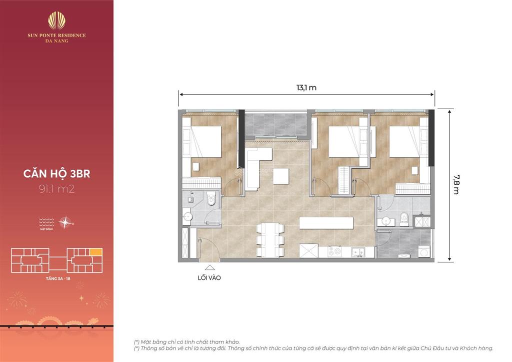 Chính chủ cần bán nhanh căn hộ sun ponte residence đà nẵng vào ở ngay siêu rẻ chỉ 8x tr/m2