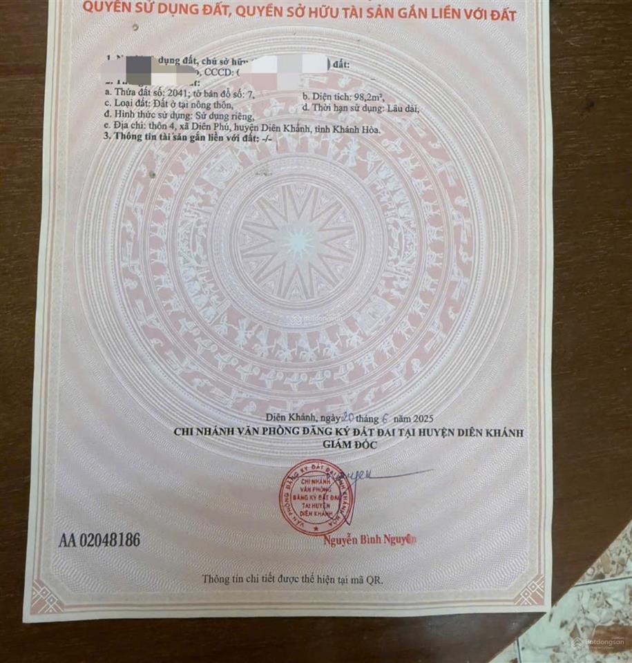 Nhà mới xây hoàn toàn tại khu diên phú