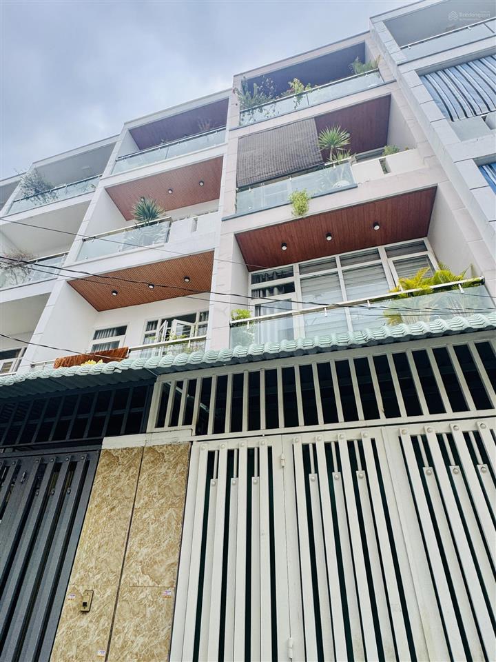 Siêu phẩm 5 tầng, hẻm 6m thông, dt 4,5*15, full nội thất cao cấp, gần sân bay, emart
