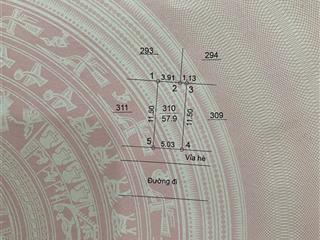 Bán lô đất 50m2 mặt tiền 5m gần công viên trường học ngay cạnh kđt an lạc giá hợp lý 0981 559 ***