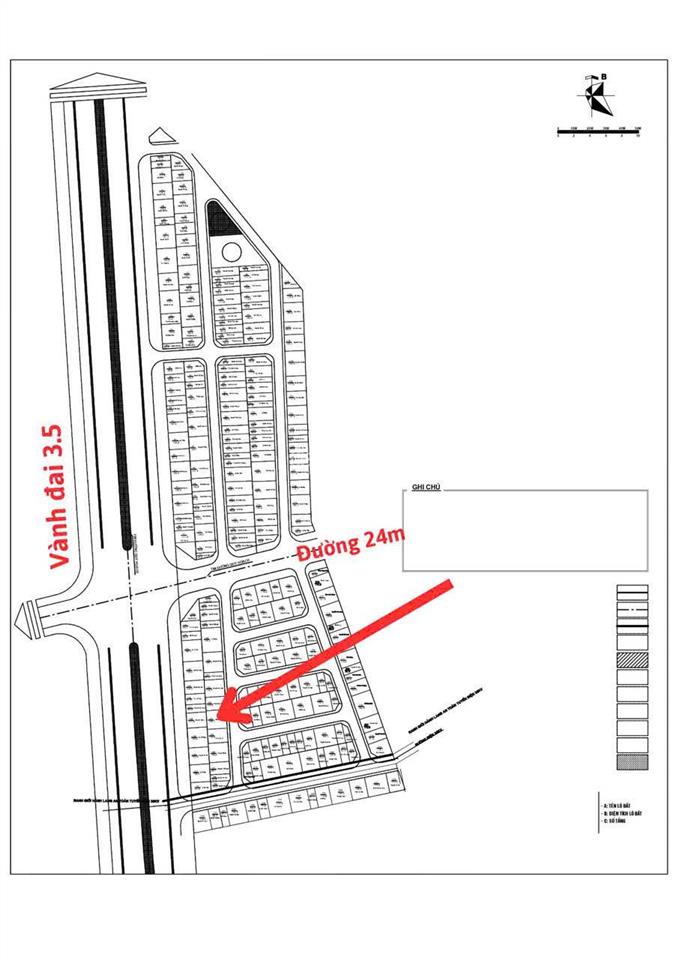 Bán lô đất 48,3m2, mt 3,86m ốp lưng đường vành đai 3.5, gần kđt vườn cam khu đất dịch vụ 4.5ha