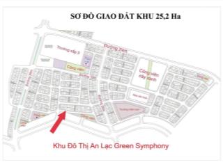 Chỉ 8.x tỷ sở hữu ngay lô đất 48m hướng nam sát kđt an lạc đương 11m 2 vỉa hè rộng thênh thang