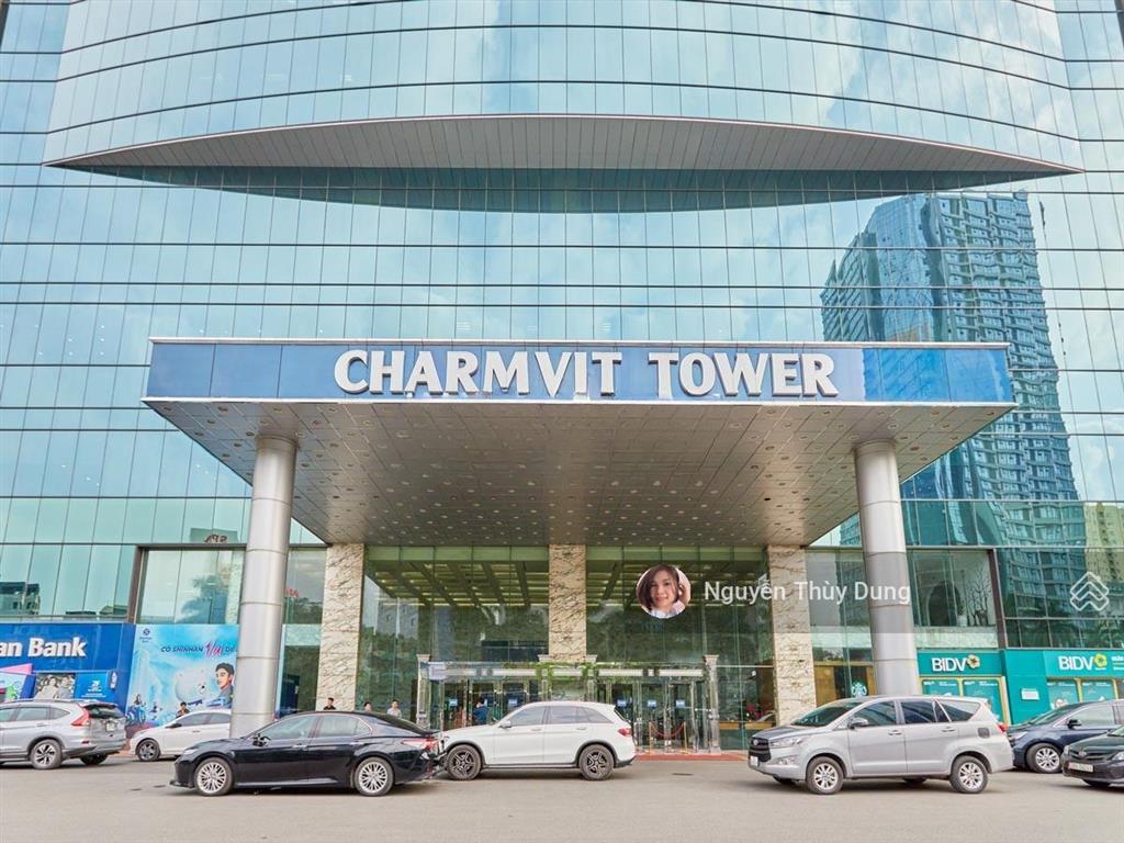 Bql toà nhà cho thuê văn phòng charmvit tower trần duy hưng, dt 2.464m2 có cắt nhỏ. giá ưu đãi