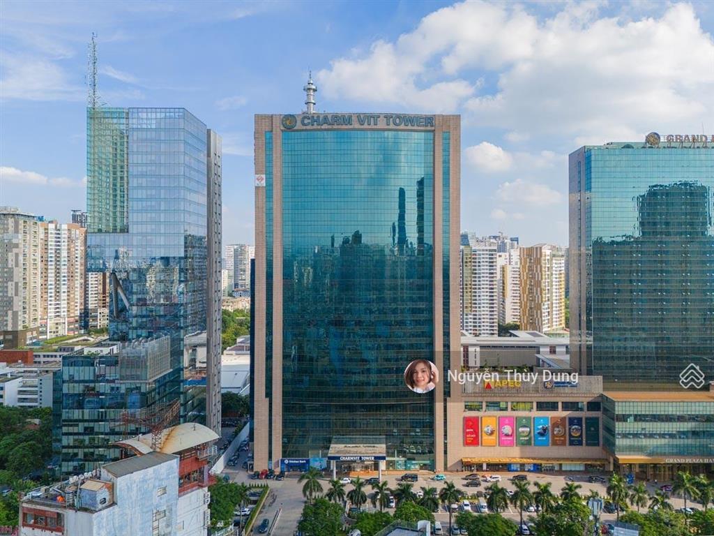 Bql toà nhà cho thuê văn phòng charmvit tower trần duy hưng, dt 2.464m2 có cắt nhỏ. giá ưu đãi