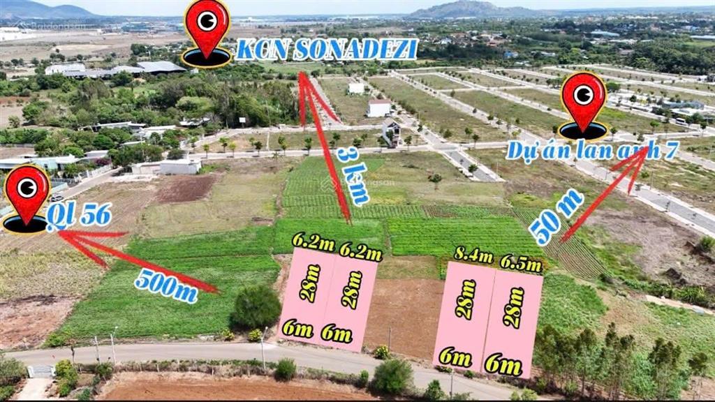 Bán đất nghĩa thành châu đức, gần kcn sonadezi