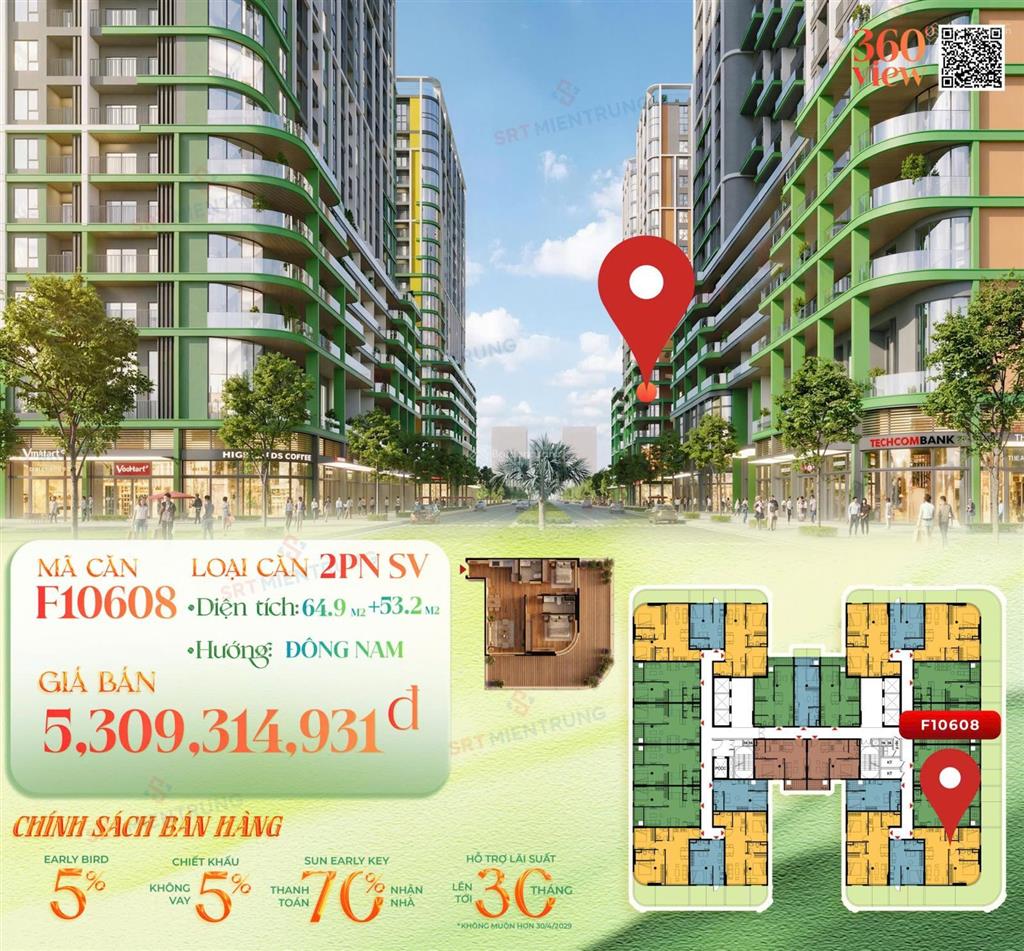 Căn 2pn sân vườn  mua 1 được 2. căn góc sân vườn hiếm có cách biển 2km