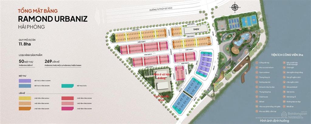 Sở hữu biệt thự 90m2, 4 phòng ngủ, 3 phòng tắm, giá chỉ 6 tỷ đồng