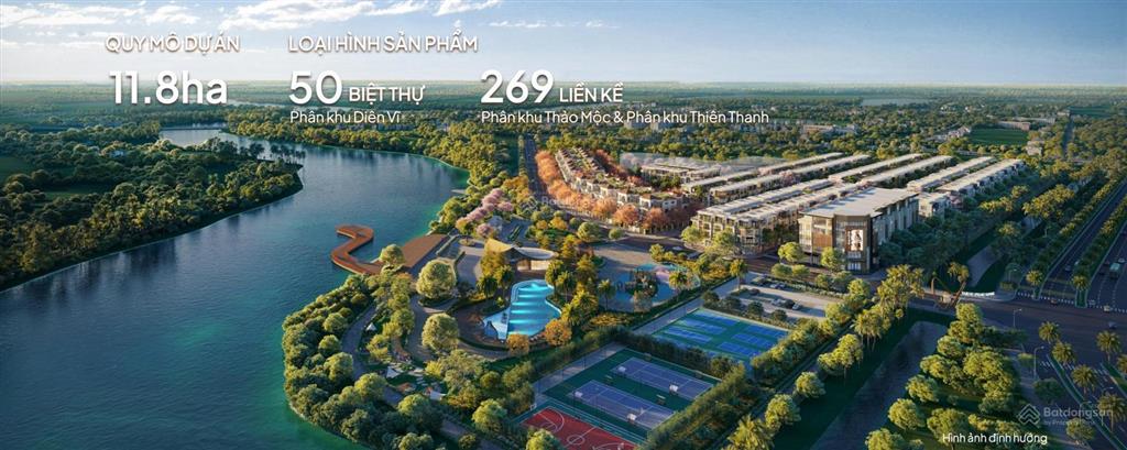 Sở hữu biệt thự 90m2, 4 phòng ngủ, 3 phòng tắm, giá chỉ 6 tỷ đồng