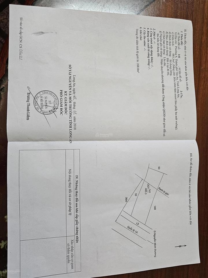 Bán gấp kho, nhà xưởng tại 496, quốc lộ 1, p 4, tp tân an, 15 tỷ, 485m2