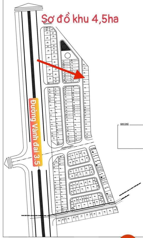 5 lô dt 49m2  50m2  56m2  75m2  84m2, khu 4,5ha đất dịch vụ vân canh, mặt đường vành đai 3,5