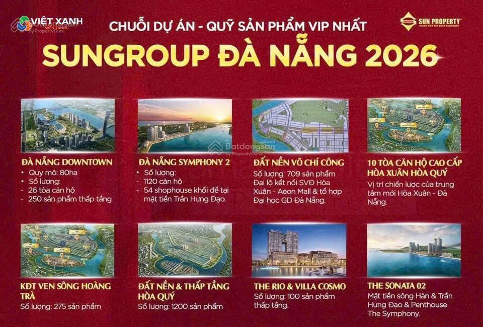 Độc quyền bán nhanh lô đất mặt tiền đường hoàng minh mạng chỉ 43tr/m  giá gốc chủ đầu tư sun group