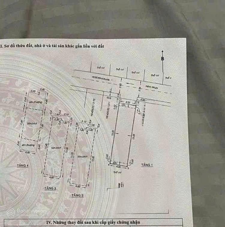 4x15m, bán nhà chính chủ 4 tầng, hxh thông, lê văn thọ, p8 gò vấp, 7 tỷ (ngay chợ hạnh thông tây)
