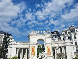 Gấp! cần bán gấp lô liền kề đường 12m louis city đại mỗ, dt96m2x5 tầng, mt6m, giá 26 tỷ tl.