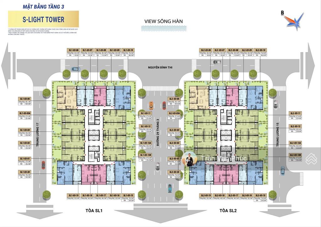 Quỹ ngoại giao  căn hộ 1pn+ slight tower 59m² nam đà nẵng, view đẹp, booking chỉ 50 triệu