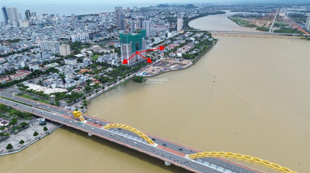 Cắt lỗ căn 2pn/ 74m2 view cầu rồng, sông hàn, giá 5 tỷ  trung tâm đà nẵng