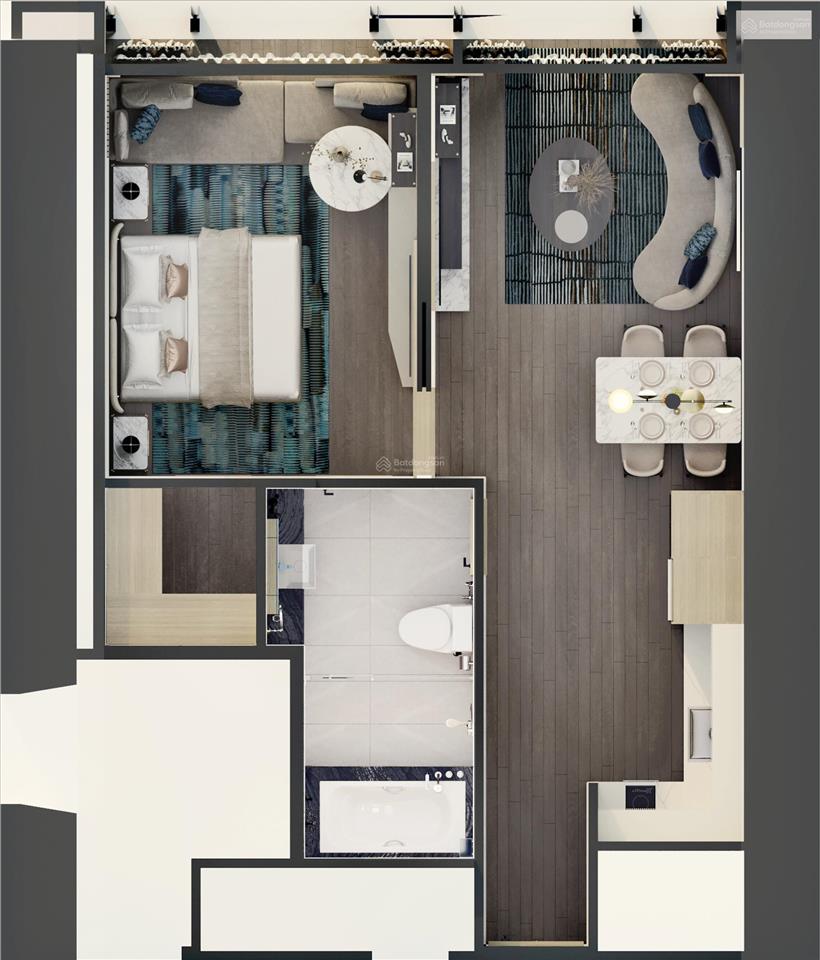 Nổi bật căn 1pn m landmark đà nẵng  tầng 30 view vịnh đà nẵng & cầu thuận phước  ck khủng