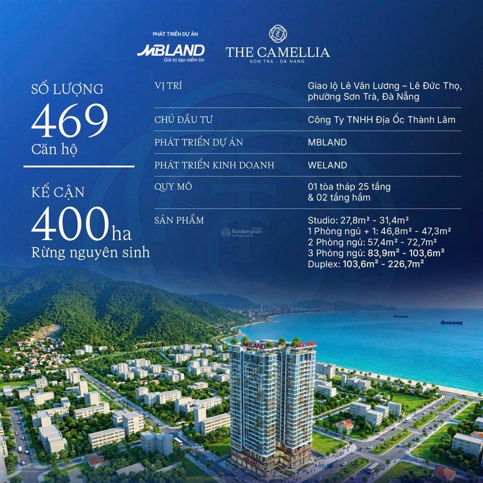 Suất ngoại giao căn hộ studio biển sơn trà chỉ 490 triệu/căn