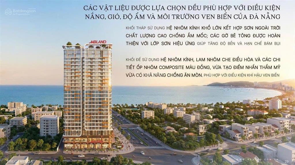 Hiếm hoi căn hộ biển the camellia sở hữu lâu dài dưới 2 tỷ, mở bán đợt 1 từ mbland