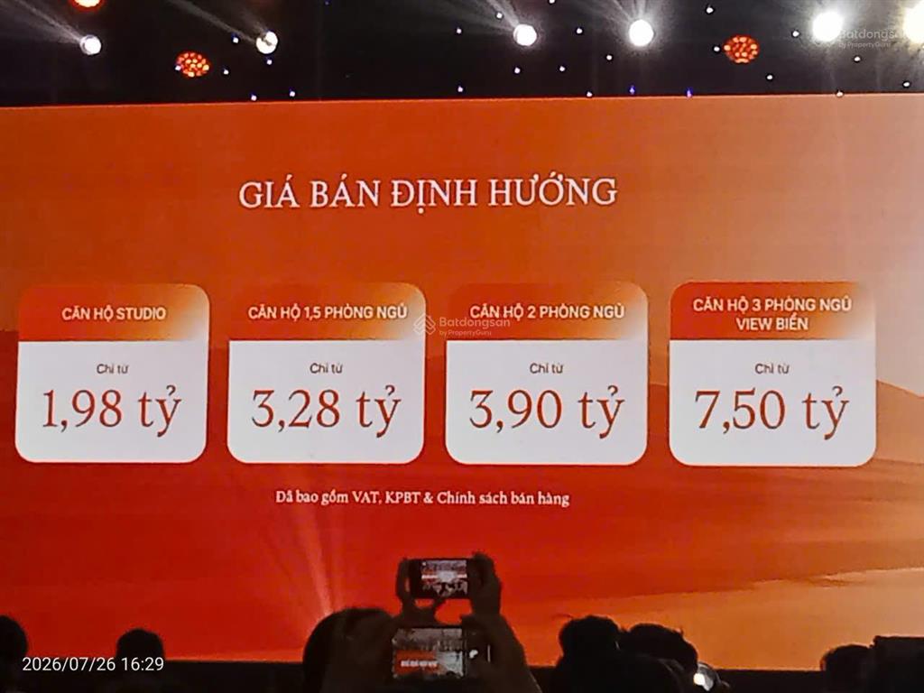 Hiếm hoi căn hộ biển the camellia sở hữu lâu dài dưới 2 tỷ, mở bán đợt 1 từ mbland