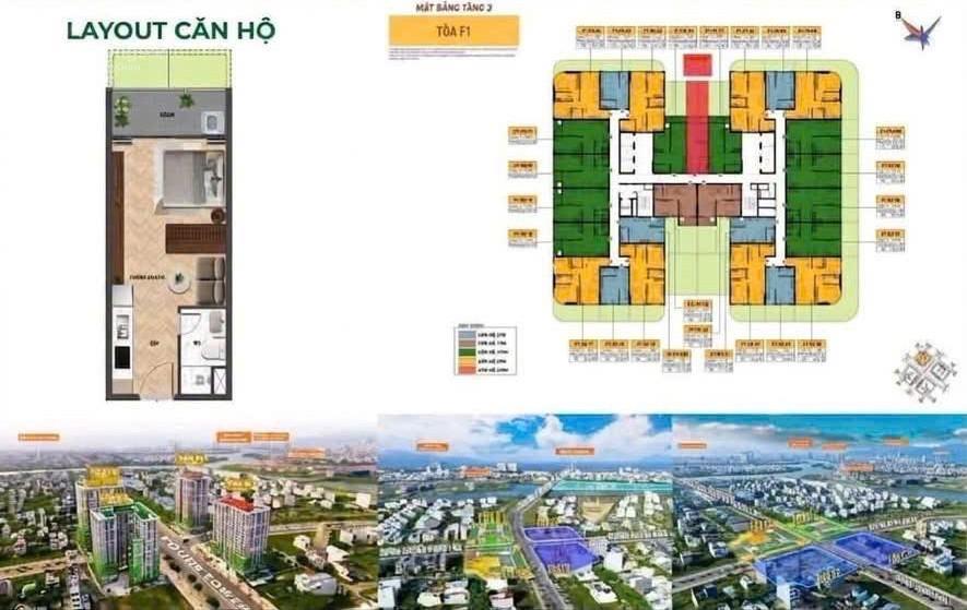 Căn hộ studio sân vườn cuối cùng fours tower, giá trực tiếp cđt, sát sông gần biển, công viên 50ha