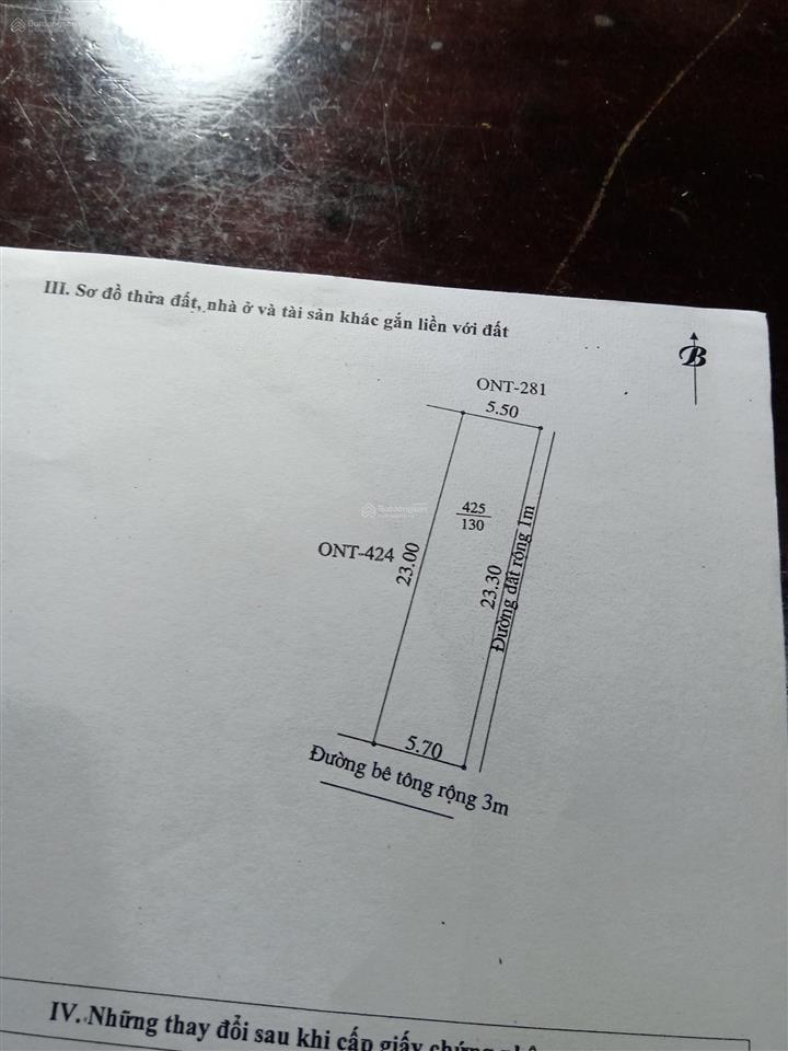Bán đất tại thôn an hòa, 460 triệu, 130m2, chính chủ hot!