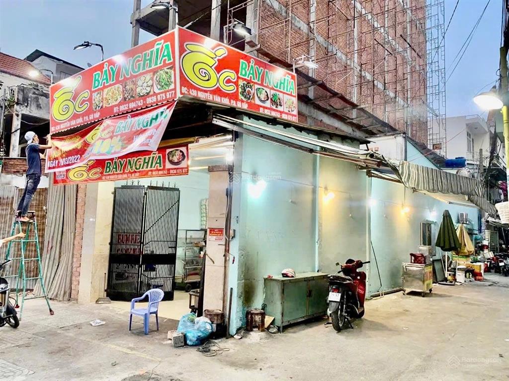 Mặt tiền nguyễn văn khối  gò vấp + 4,1m x 22m, căn góc 2 mặt tiền siêu đẹp, kinh doanh víp