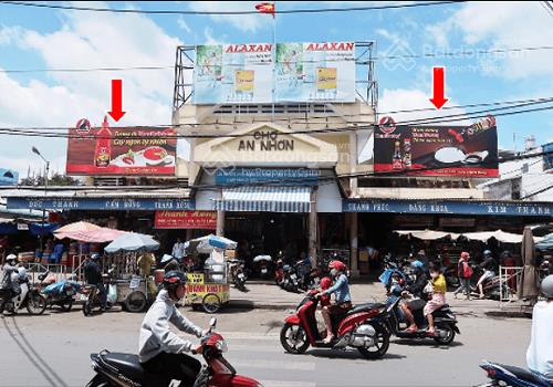 Đối diện chợ an nhơn ! mặt tiền lê đức thọ  80,3m2  trệt 2 lầu / khu sầm uất kinh doanh ngày đêm