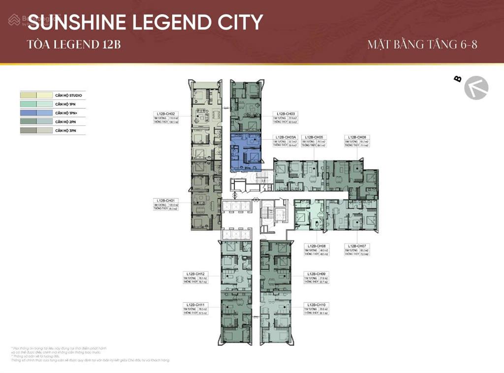 Cực sốc 49tr/m2 cho căn 2pn dự án sunshine legend city