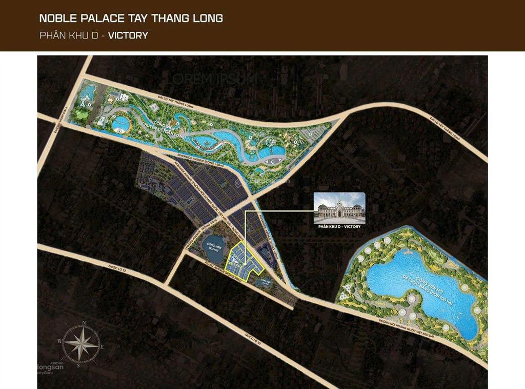 Noble palace tây thăng long, phân khu victory