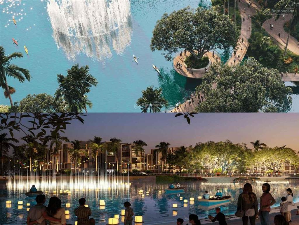 Liền kề vườn sola kế căn góc, view sông, kênh đào nhạc nước có thể thông 2 căn thành căn đơn lập
