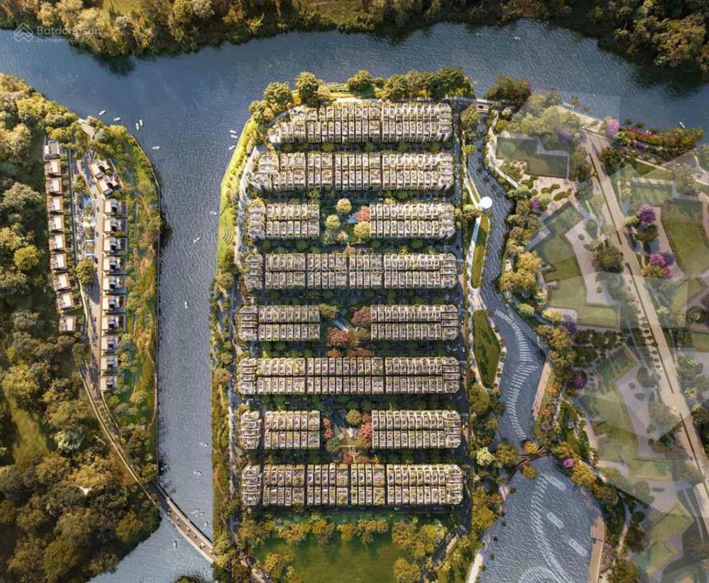 Liền kề vườn sola kế căn góc, view sông, kênh đào nhạc nước có thể thông 2 căn thành căn đơn lập