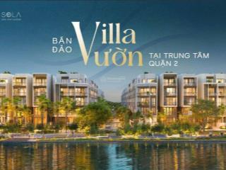 Liền kề vườn sola kế căn góc, view sông, kênh đào nhạc nước có thể thông 2 căn thành căn đơn lập
