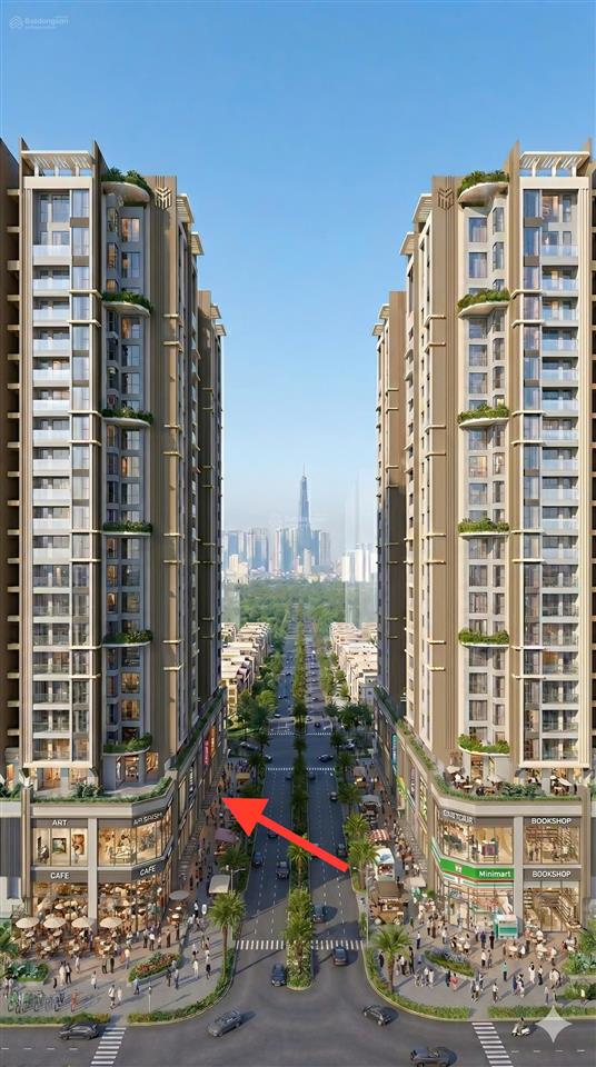 Shop chân đế sở hữu lâu dài, mặt tiền đường 40m, chiết khấu đến 11%+3 năm pql
