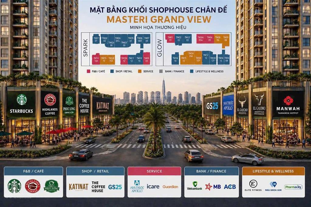 Shop chân đế sở hữu lâu dài, mặt tiền đường 40m, chiết khấu đến 11%+3 năm pql