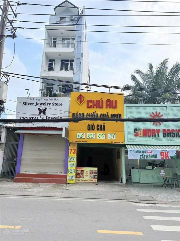 ( quận 7 ) cho thuê mặt bằng mặt tiền phạm hữu lầu  p. tân mỹ, quận 7 diện tích hơn 200m²,