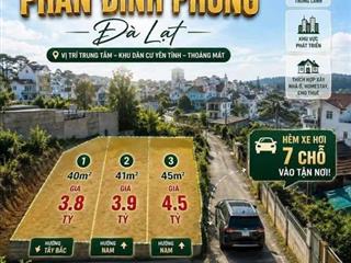LÔ ĐẤT XÂY DỰNG ĐẸP – PHAN ĐÌNH PHÙNG, ĐÀ LẠT