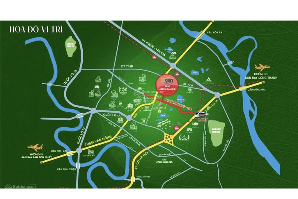 Bán nhanh căn 2pn bcons city 1,9 tỷ, giảm 5.65% ký hợp đồng 5% ngưng nửa năm sau đóng tiếp