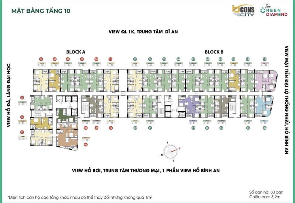 Bán nhanh căn 2pn bcons city 1,9 tỷ, giảm 5.65% ký hợp đồng 5% ngưng nửa năm sau đóng tiếp