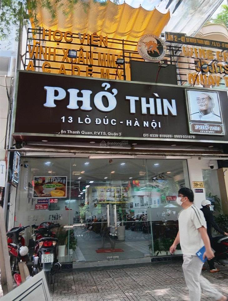 Bán nhà bà huyện thanh quan 232m²  ngay công viên tao đàn  3 tầng  thu 2.5 tỷ/năm  giá 205 tỷ