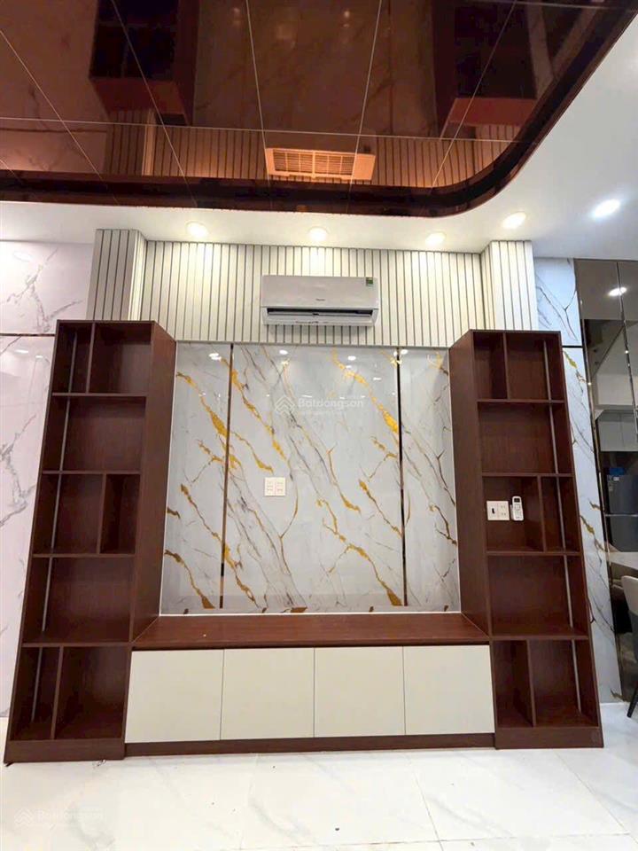 Nhà đẹp quận 6  mai xuân thưởng  42m2  4 tầng btct  6pn  2 mặt hẻm 5m thông hậu giang
