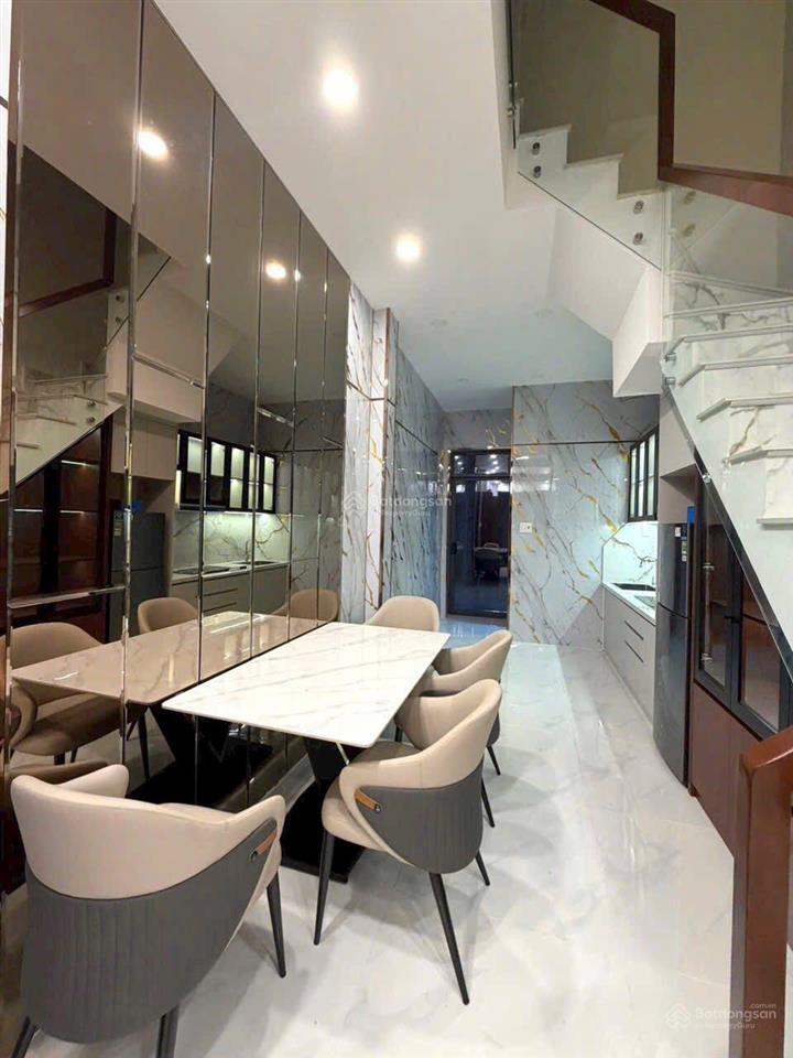 Nhà đẹp quận 6  mai xuân thưởng  42m2  4 tầng btct  6pn  2 mặt hẻm 5m thông hậu giang